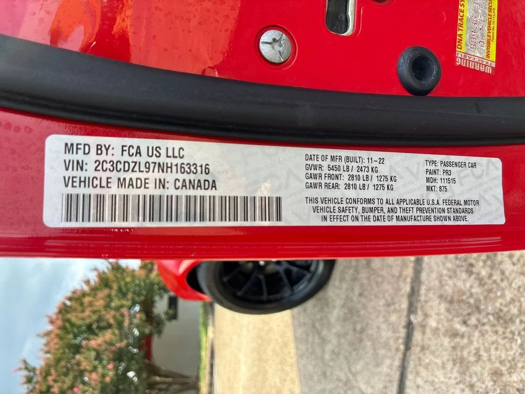 Used 2022 Red Dodge SRT Hellcat Redeye Widebody image 16