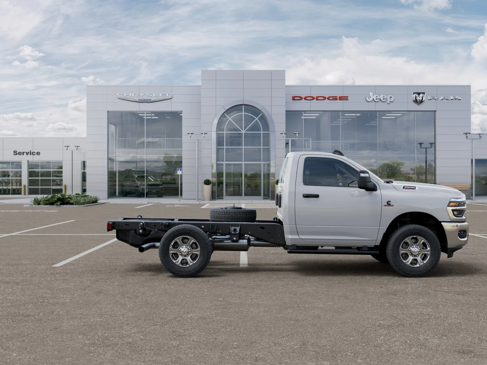 New 2026 Bright White Clear-Coat Exterior Paint RAM Tradesman image 23