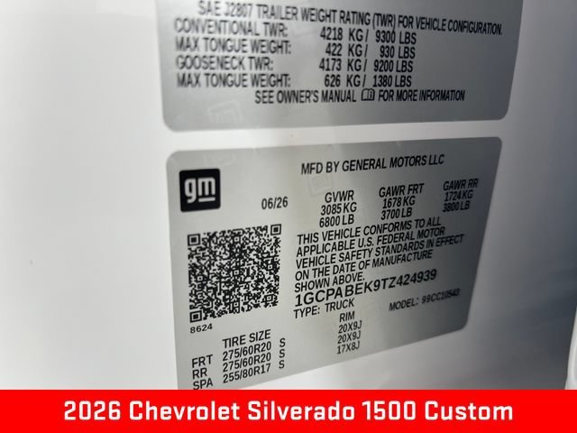 2026 Chevrolet Silverado 1500 Custom - Photo 25