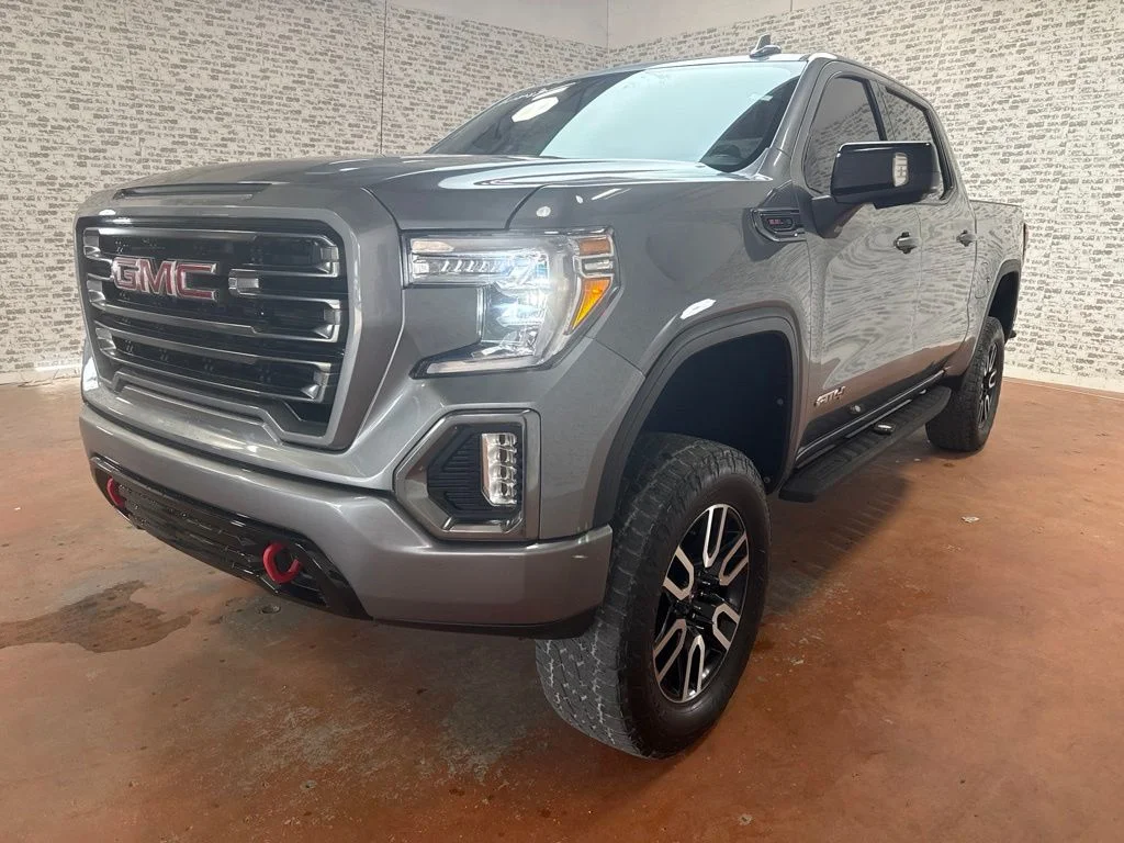 Used 2021 Satin Steel Metallic GMC AT4 image 3