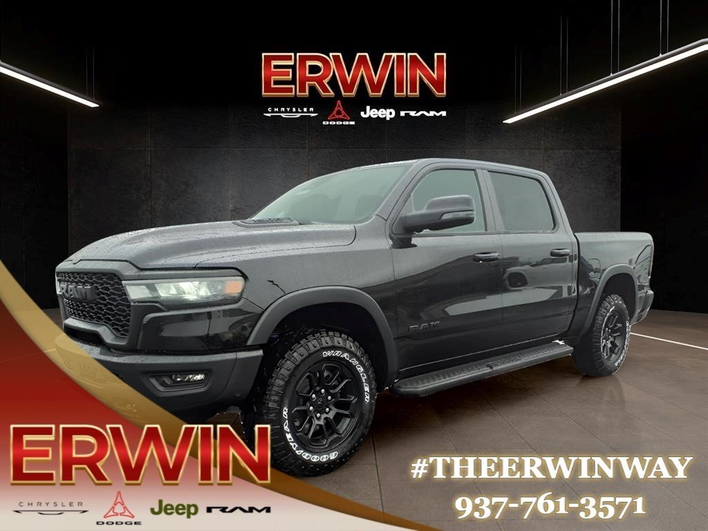 New 2026 Diamond Black Crystal Pearl-Coat Exterior Paint RAM Rebel image 3