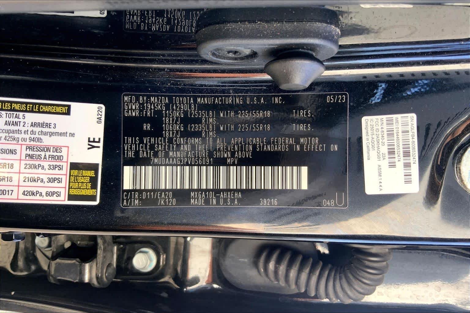 Used 2023 Jet Black Toyota XLE image 36