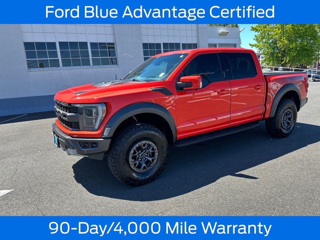 Used 2022 Orange Ford Raptor image 3