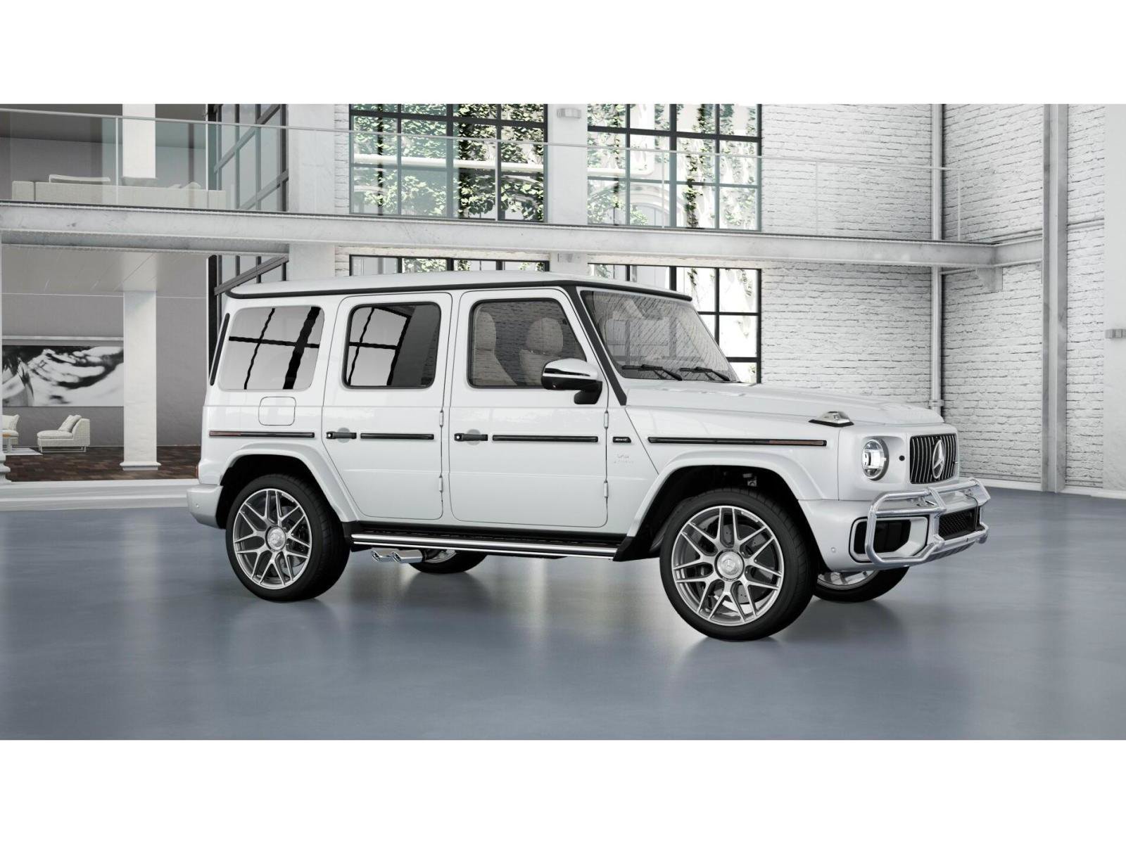 New 2027 MANUFAKTUR Moonlight White Metallic Mercedes-Benz AMG® G 63 SUV image 56
