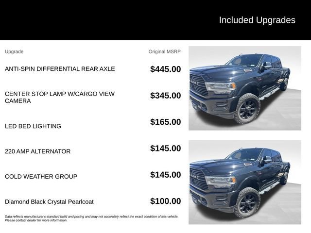 Used 2021 Black Ram Laramie Mega Cab 4x4 6