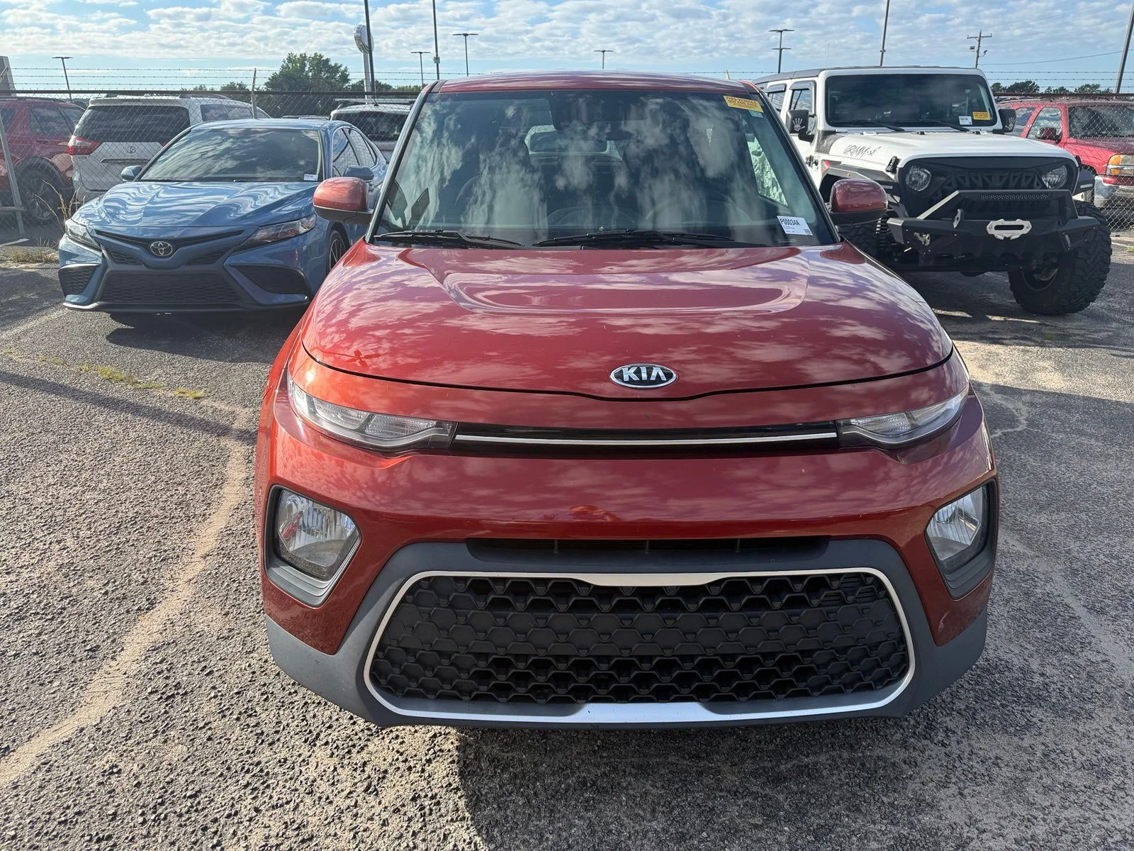 Used 2021 Orange Kia S image 1
