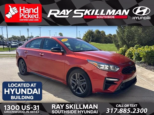 Used 2021 Fire Orange Kia GT-Line image 1