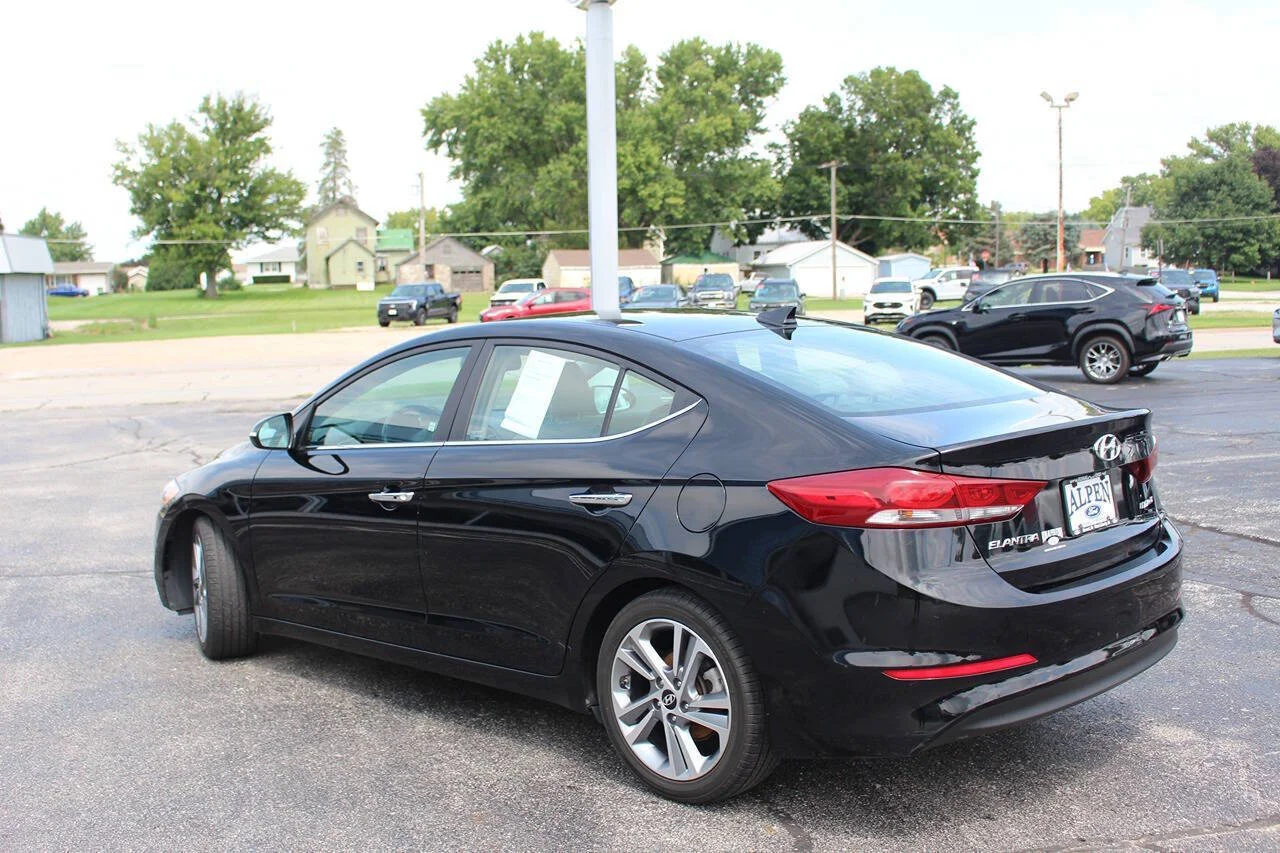 Used 2017 Hyundai Elantra Limited with VIN KMHD84LF9HU128092 for sale in Durant, IA