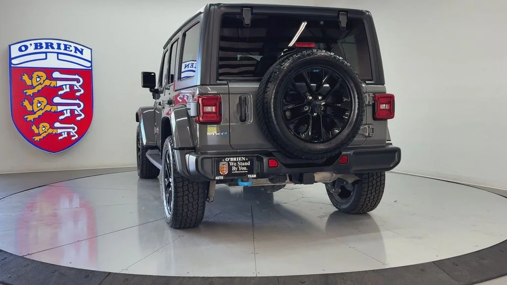 Used 2023 Gray Clearcoat Jeep Sahara 4xe image 6