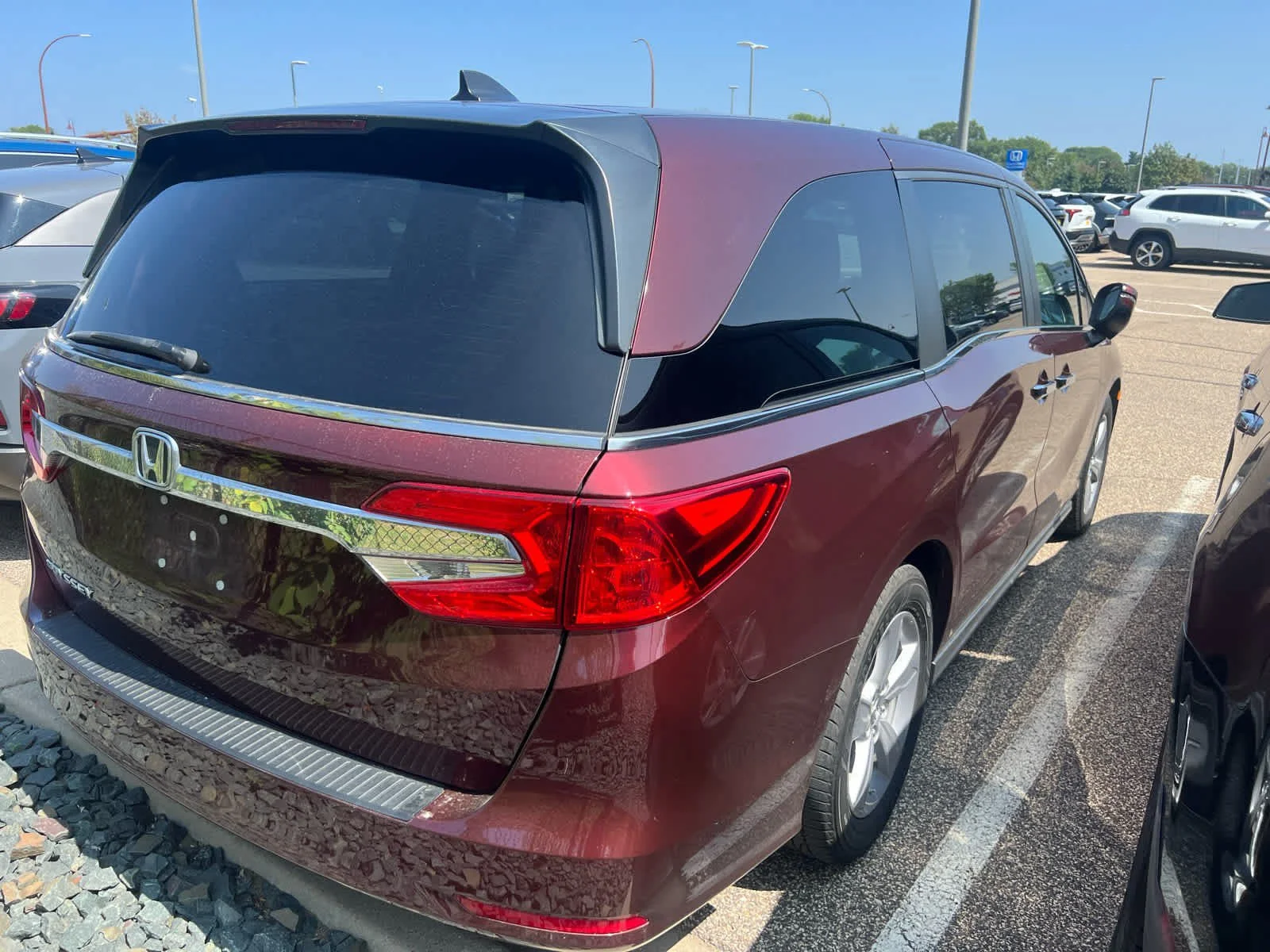 Used 2019 Deep Scarlet Pearl Honda EX-L image 3