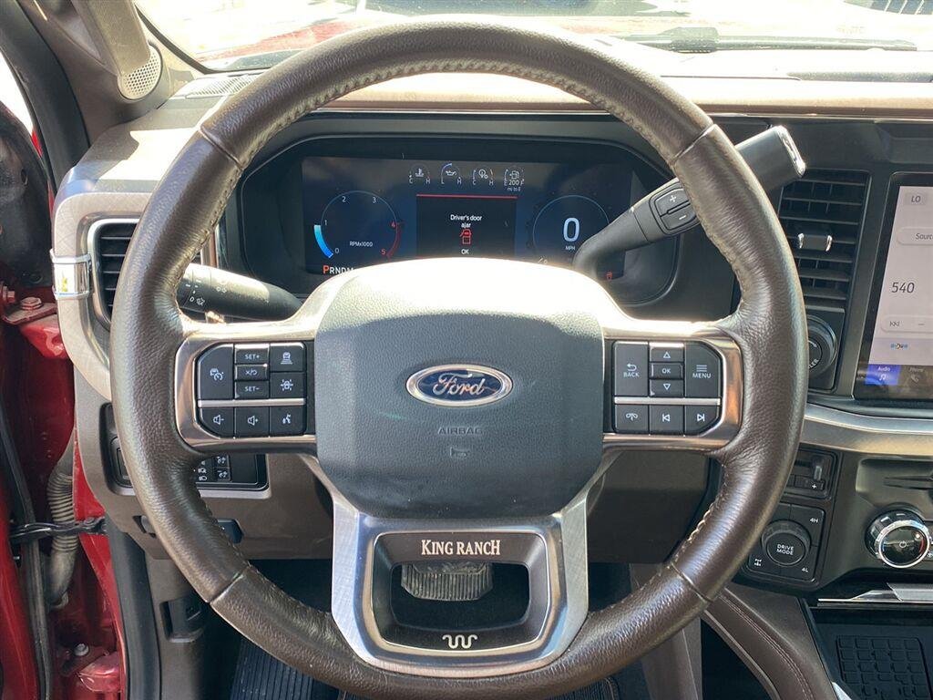 Used 2024 Rapid Red Metallic Tinted Clearcoat Ford King Ranch image 18