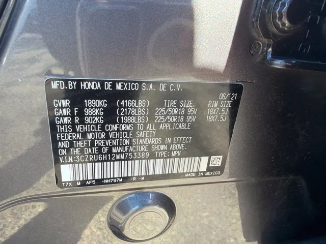 Certified Used 2021 Modern Steel Metallic Honda Sport image 18