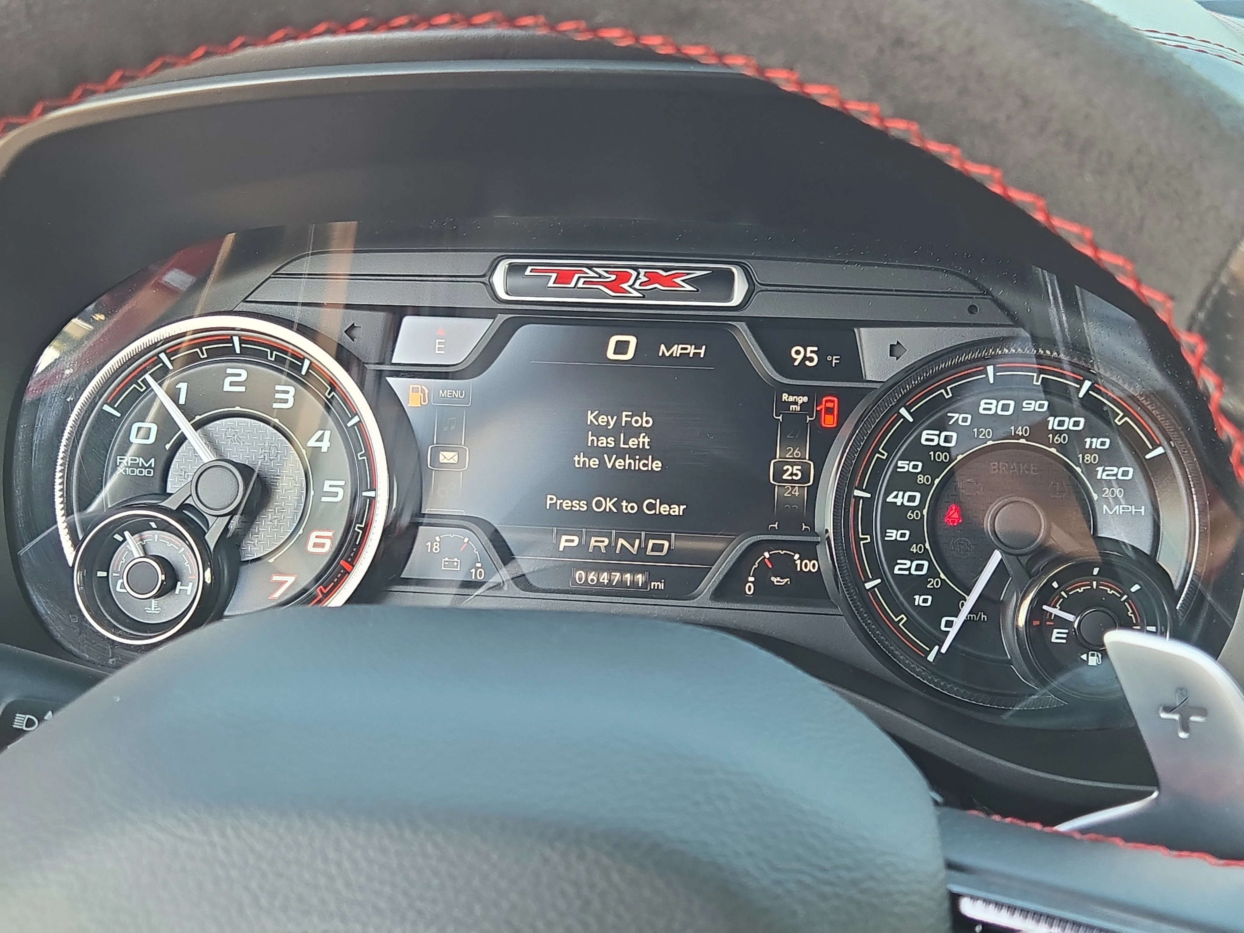 Used 2022 Flame Red Clearcoat Ram TRX image 28