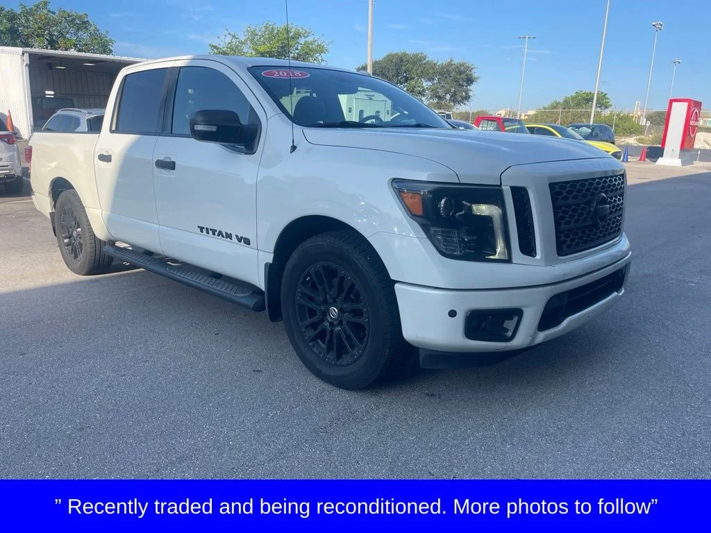 Used 2018 White Nissan SV image 1
