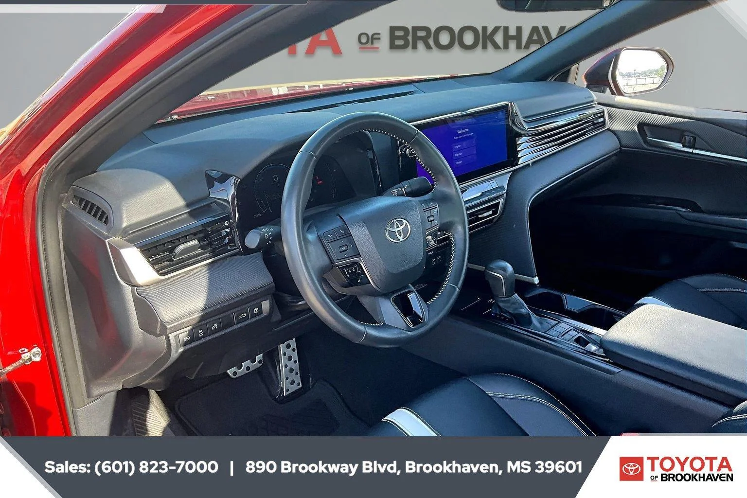 Used 2025 Supersonic Red Toyota SE image 12