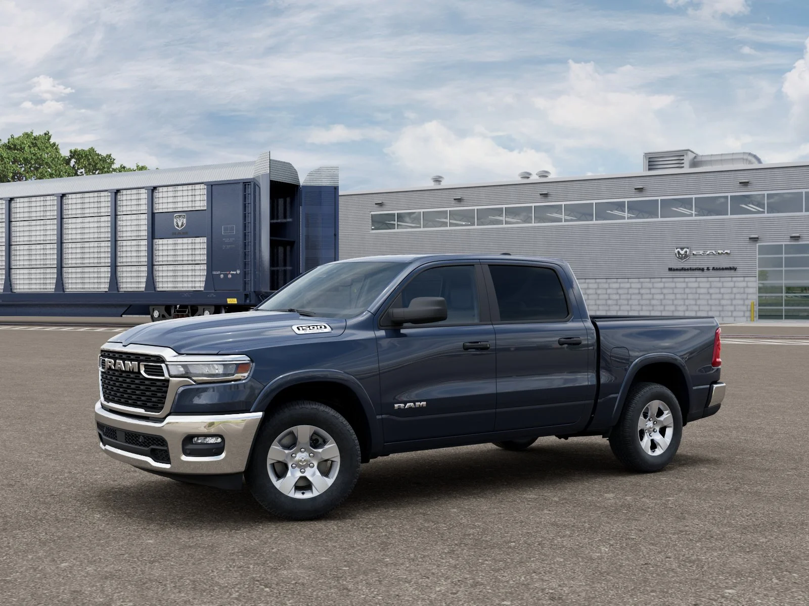 New 2026 Forged Blue Metallic Exterior Paint RAM BIG HORN image 1