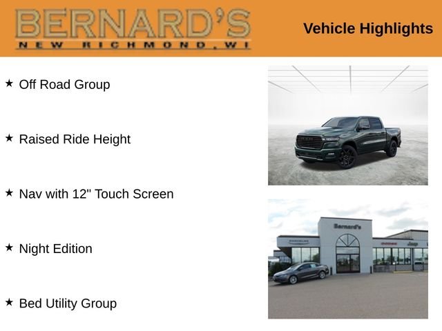 New 2026 Serrano-Green Metallic Exterior Paint RAM Laramie image 2