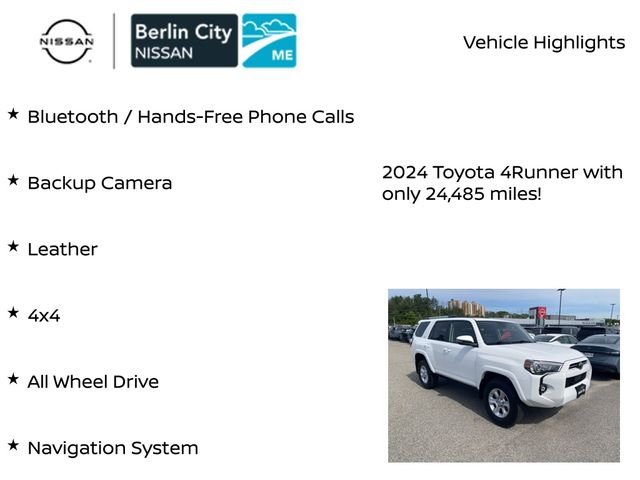 Used 2024 White Toyota SR5 Premium image 7
