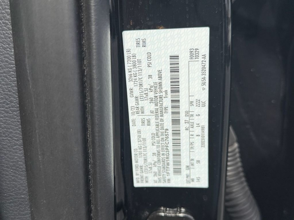 Used 2023 Black Ford Raptor image 21
