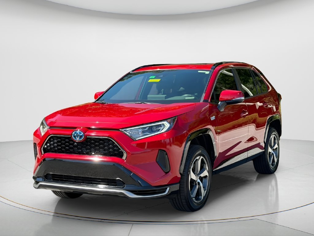 Used 2021 Red Toyota SE image 1