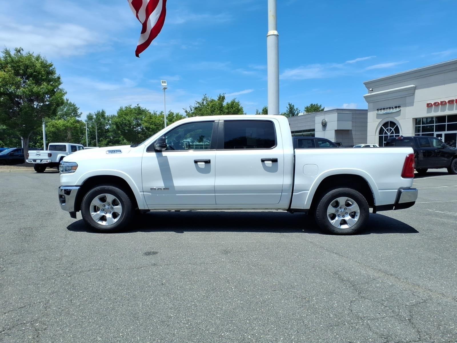 Used 2025 Bright White Clearcoat Ram Big Horn image 3