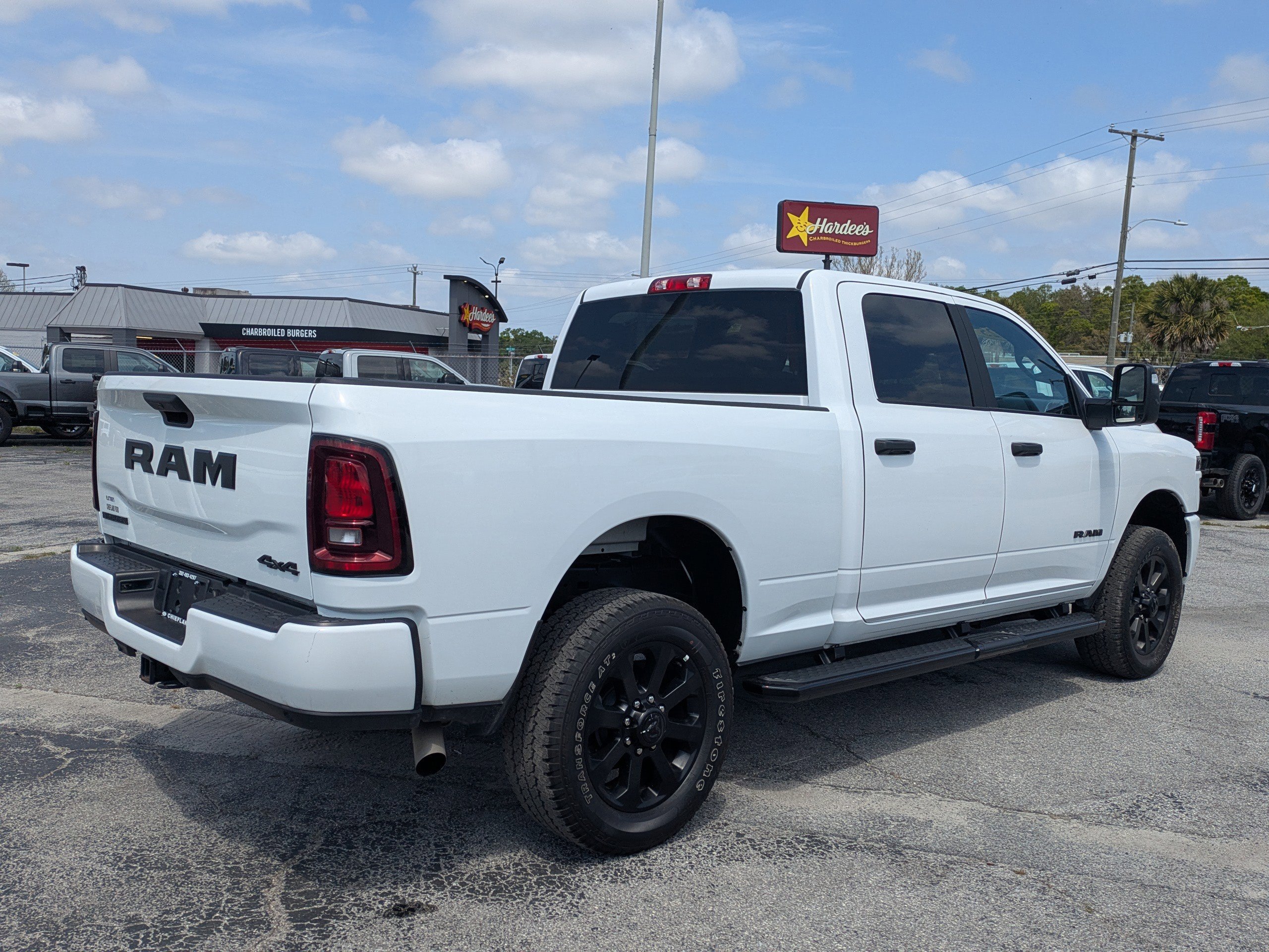Used 2025 Bright White Clearcoat Ram Big Horn image 4