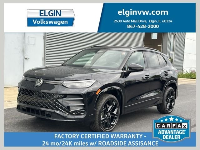 Certified Used 2025 Black Volkswagen 2.0T SE R-Line Black image 1