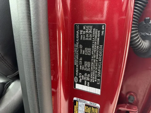 Used 2024 Red Hyundai Limited image 35