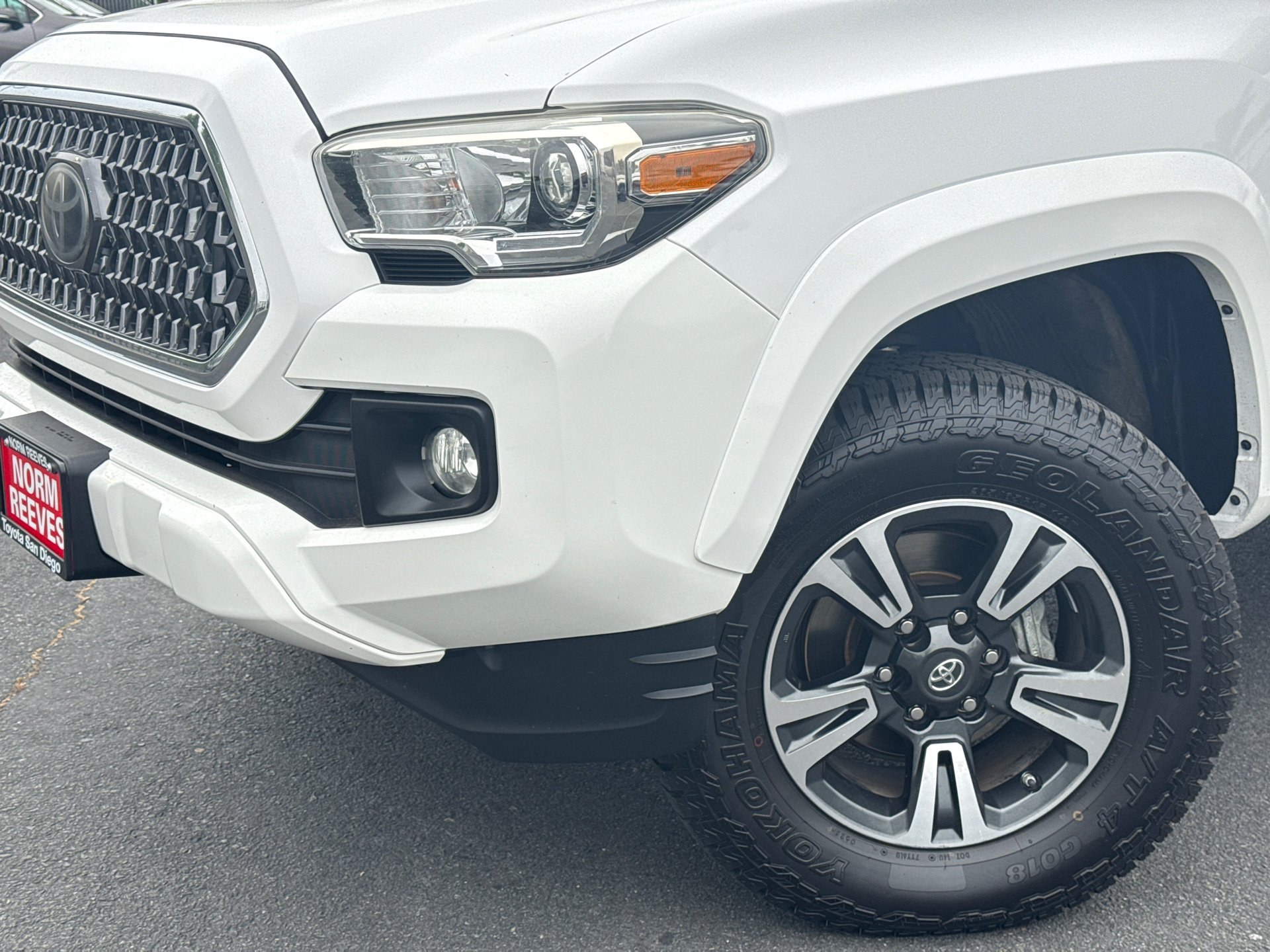 Certified Used 2018 Super White Toyota TRD Sport image 3