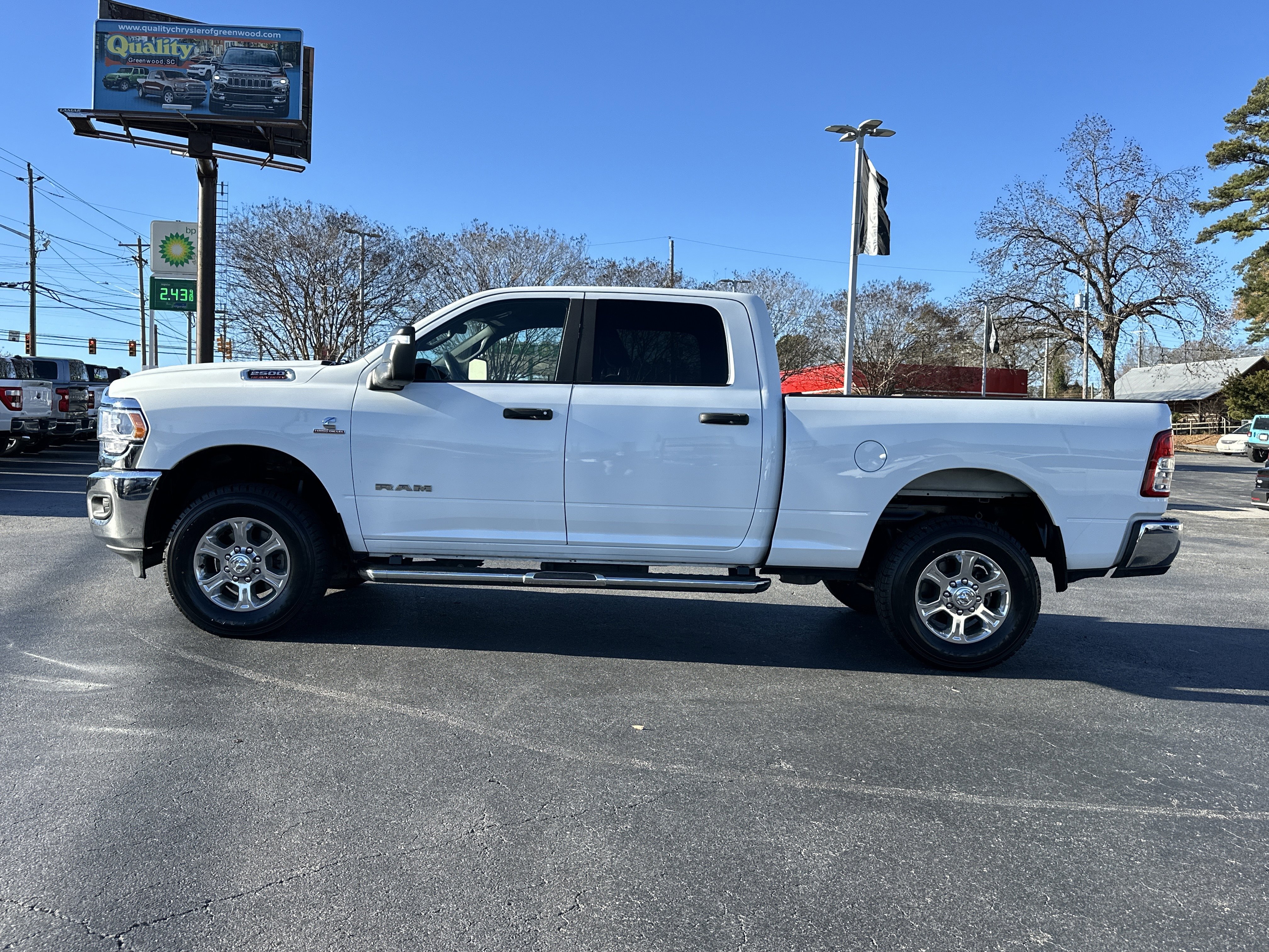 Used 2024 Bright White Clearcoat Ram Big Horn image 5