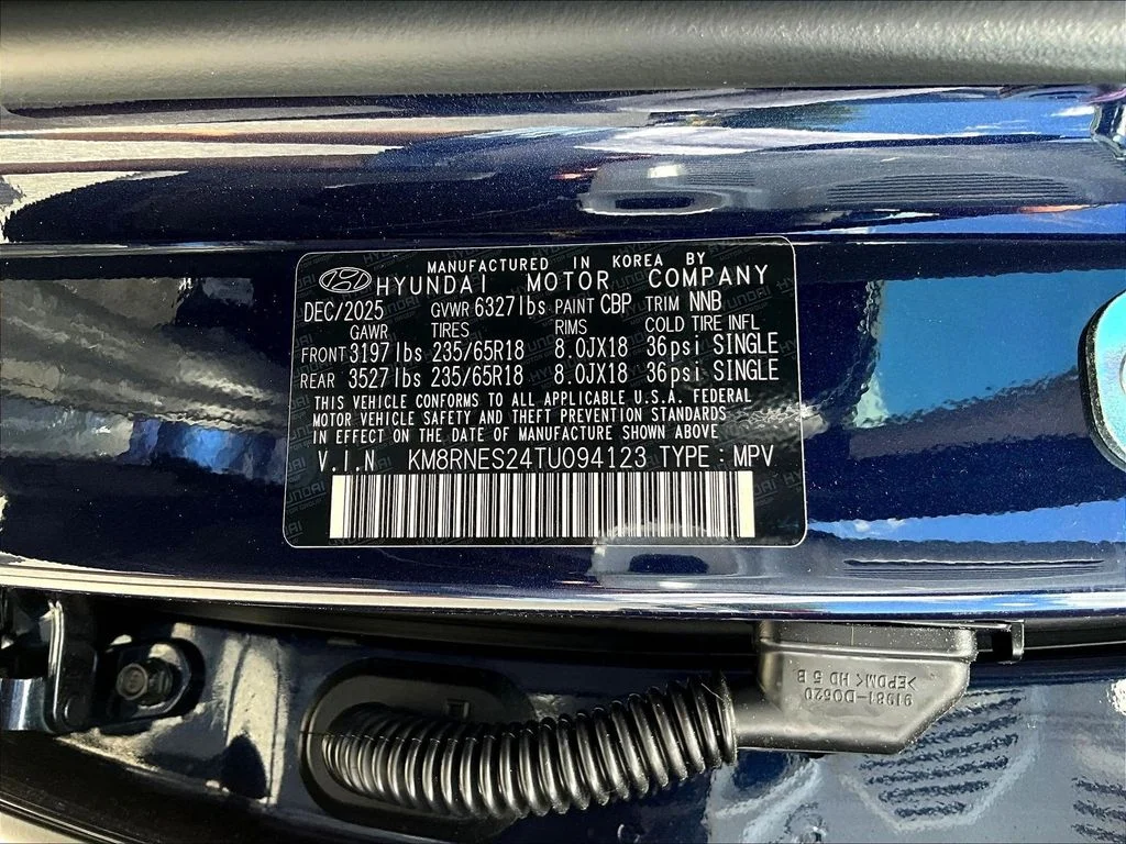 New 2026 Blue Hyundai SEL Premium image 8