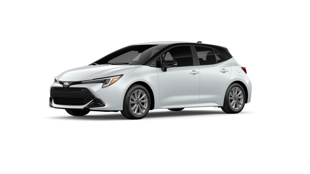 New 2027 Wind Chill Pearl with Black roof Toyota SE image 24
