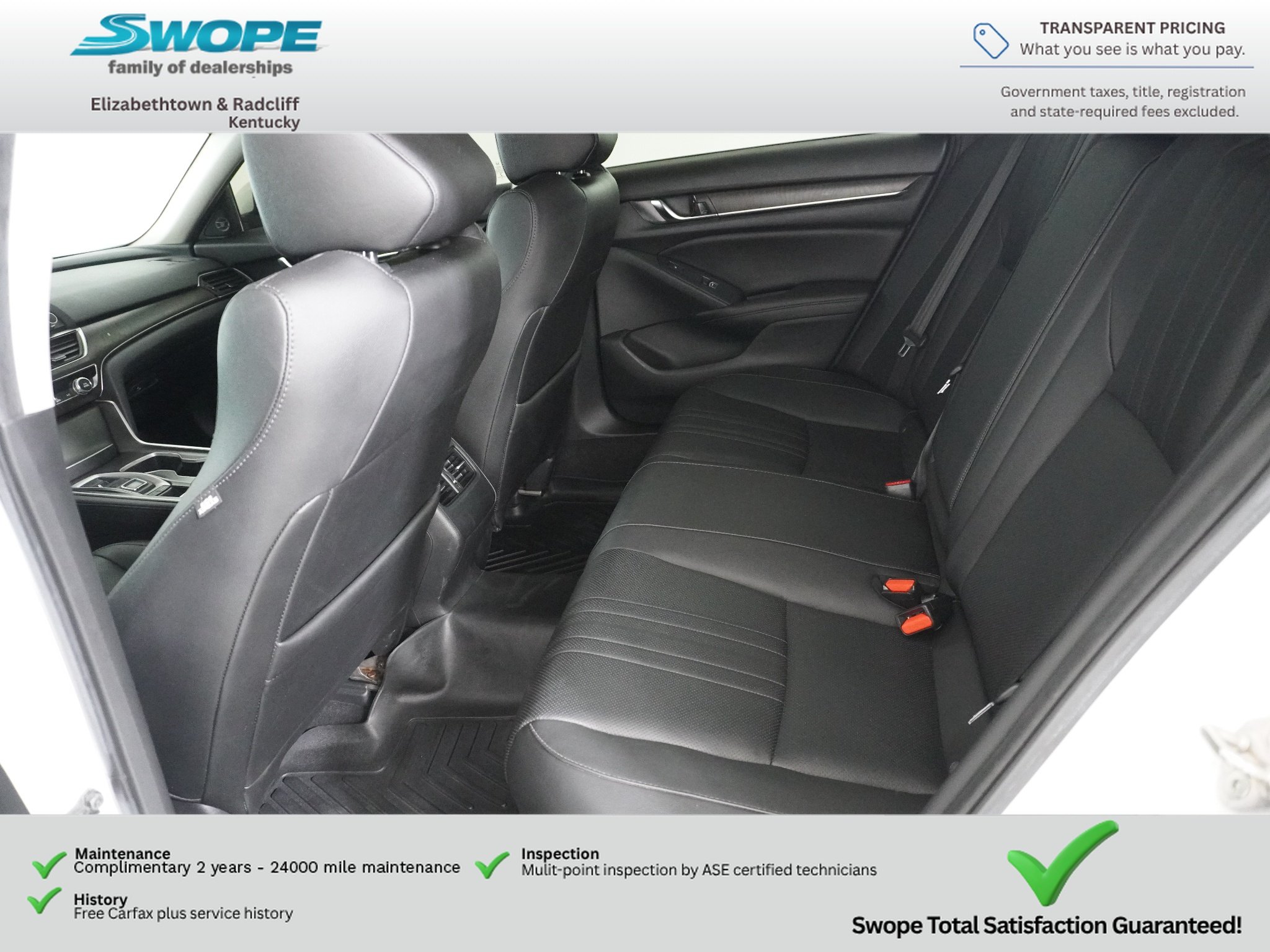 Used 2019 Platinum White Pearl Honda Touring 2.0T image 11