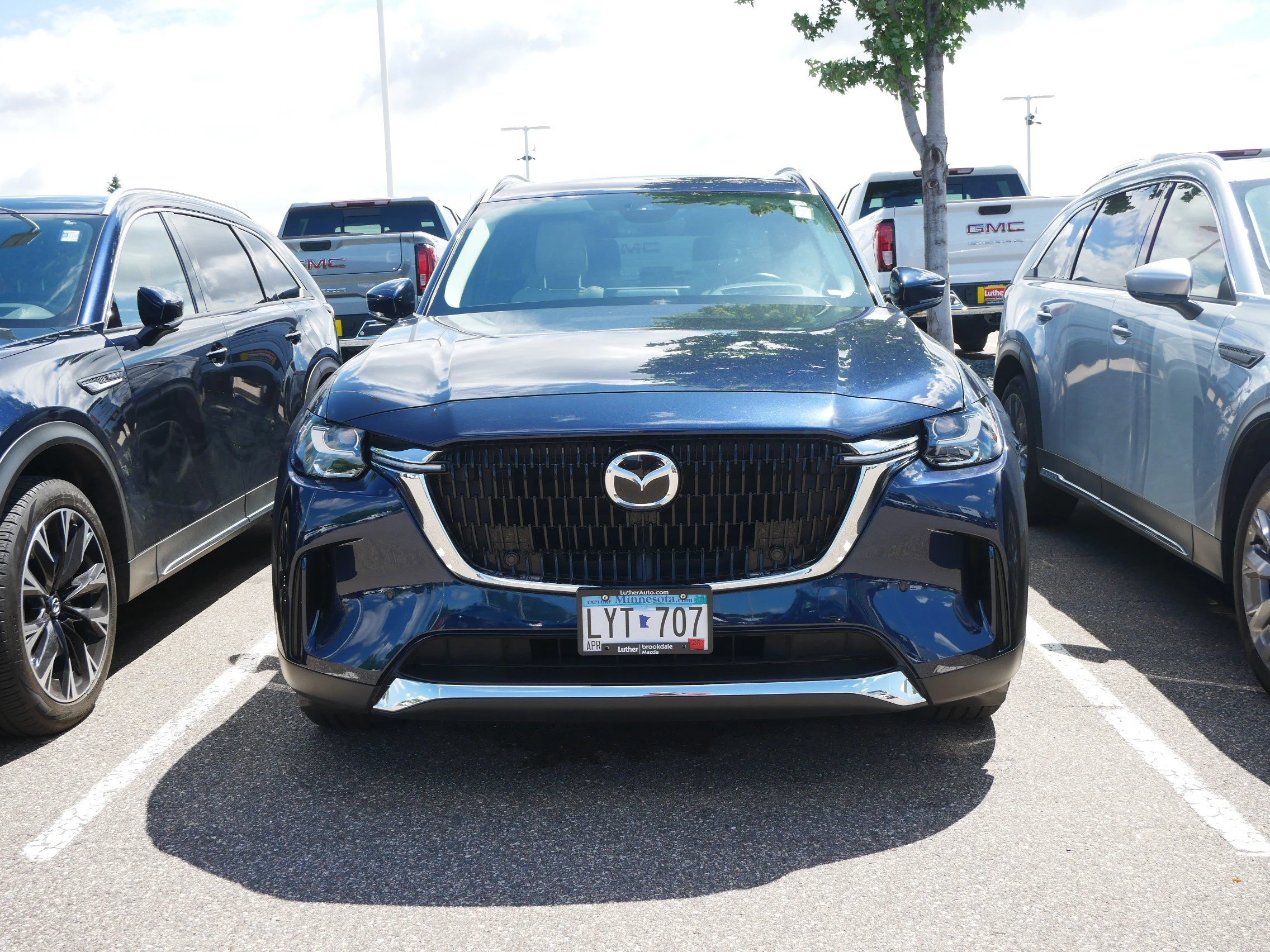 Certified 2024 Mazda CX-90 Premium Package with VIN JM3KKDHA4R1158041 for sale in Brooklyn Center, Minnesota