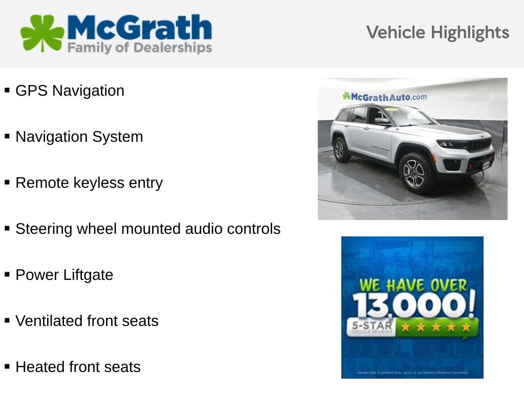 Used 2022 Silver Jeep Trailhawk image 7