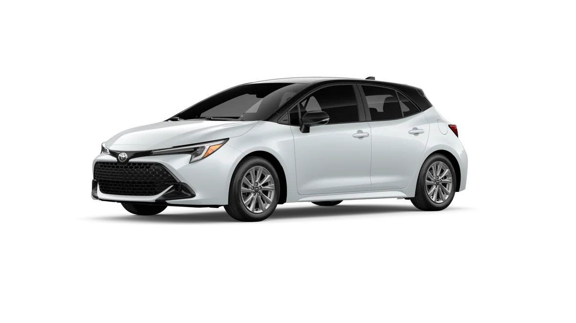 New 2027 Wind Chill Pearl with Black roof Toyota SE image 23