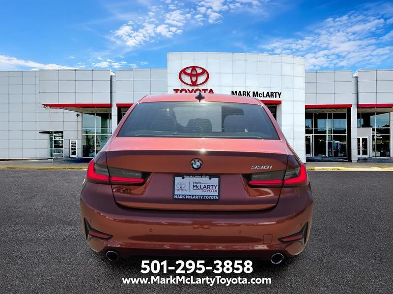 Used 2019 Sunset Orange Metallic BMW 330I SEDAN image 4