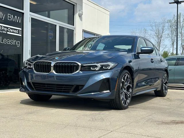 Certified Used 2025 Arctic Race Blue metallic BMW 330i xDrive image 3