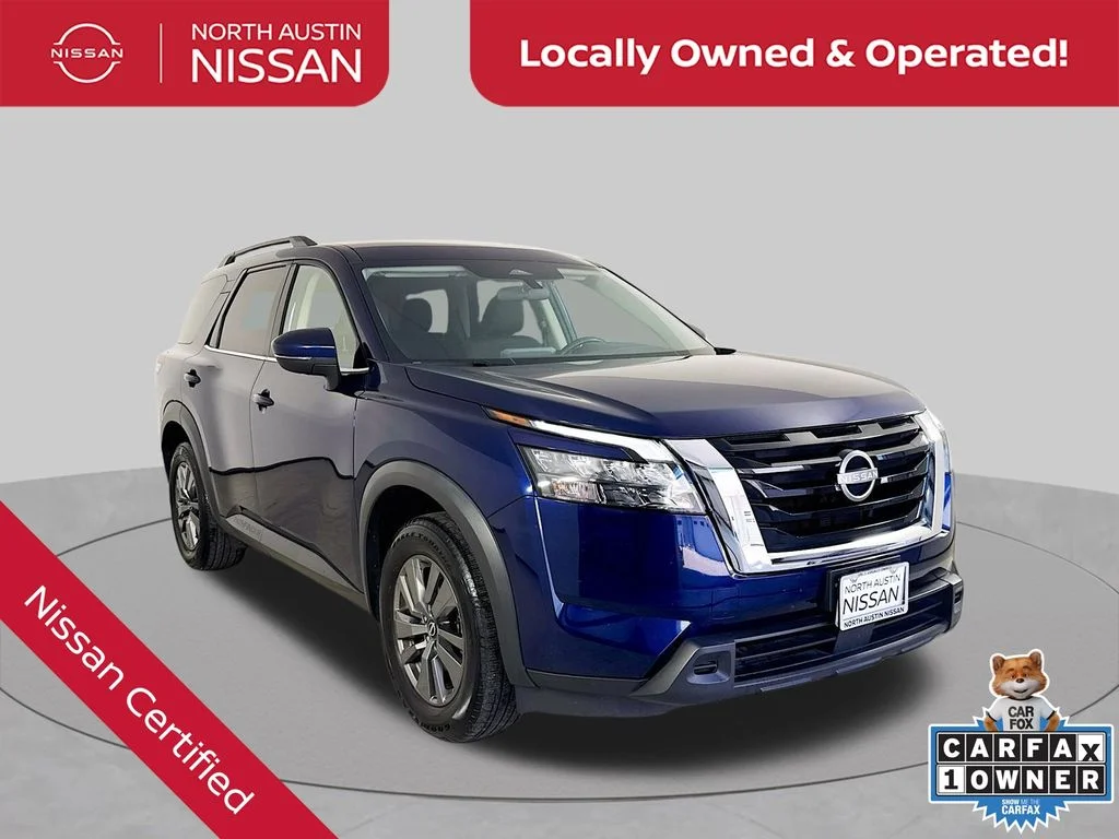 Certified Used 2024 Blue Nissan SV image 1