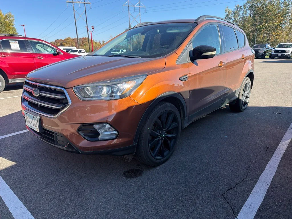 Used 2017 Red Ford Titanium image 4