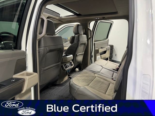 Certified Used 2024 White Metallic Ford Platinum image 24