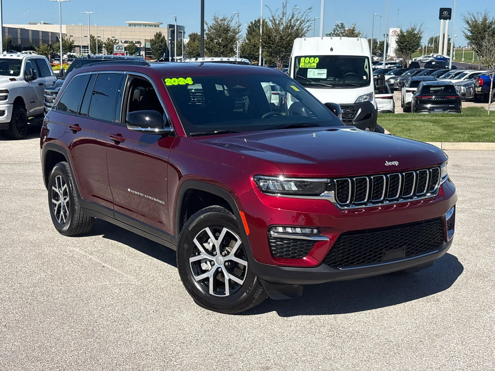 Used 2024 Jeep Grand Cherokee Limited with VIN 1C4RJHBG8RC195273 for sale in Kansas City