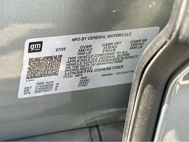 Used 2025 Sterling Gray Metallic Chevrolet High Country image 37