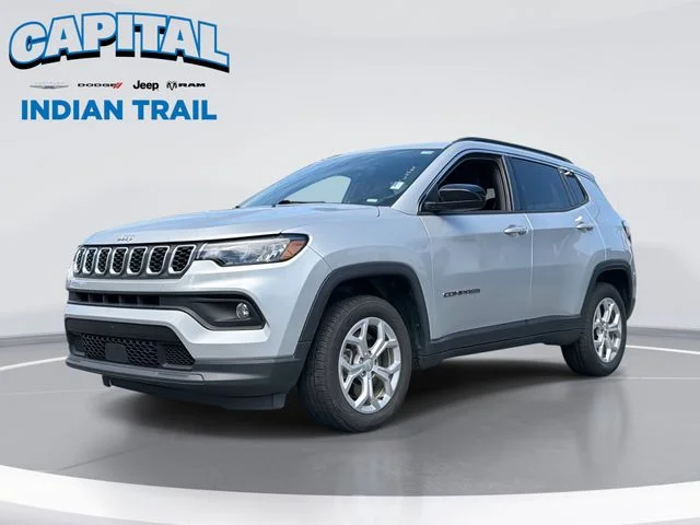 Used 2024 Silver Jeep Latitude image 1