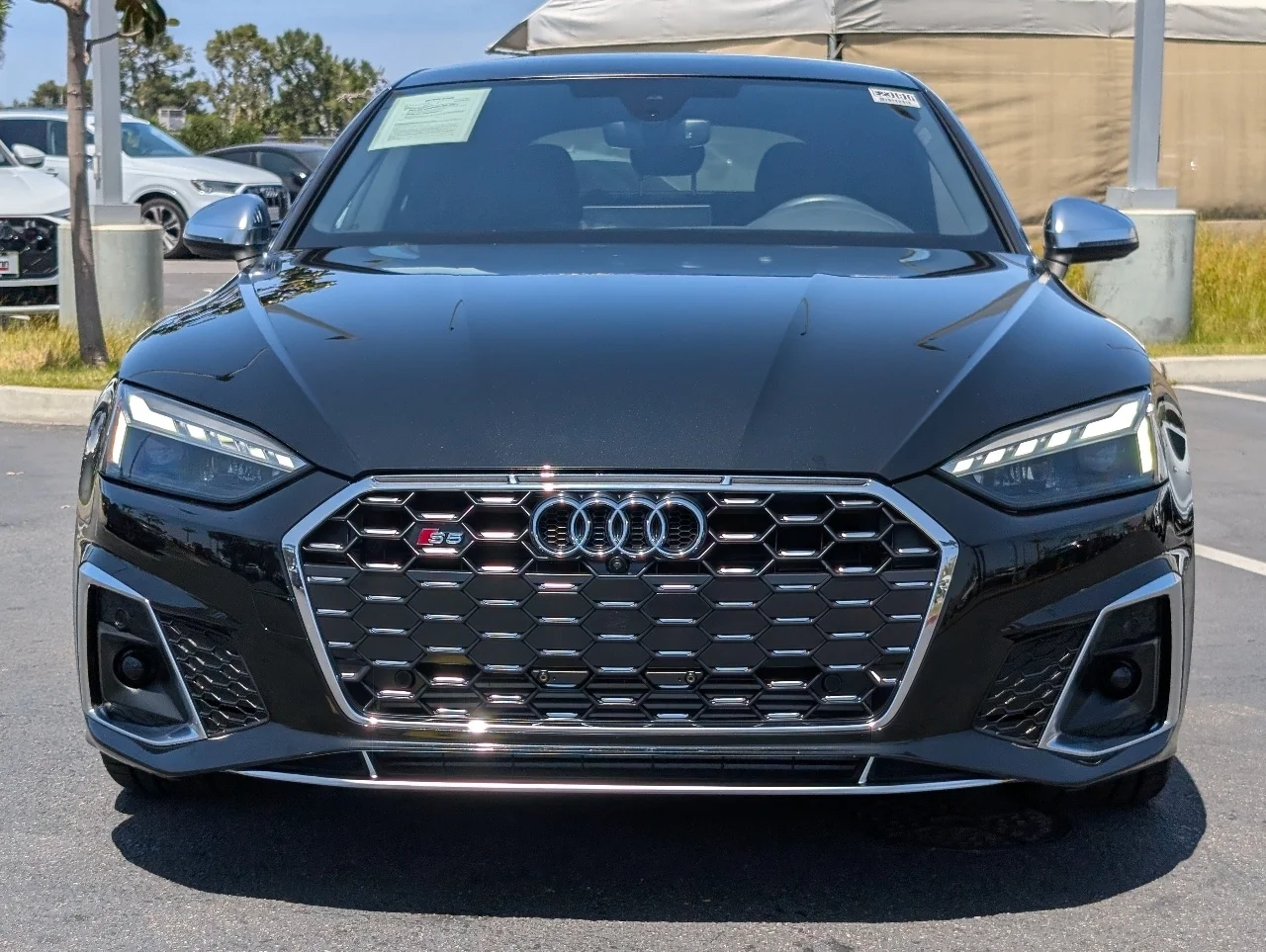 Used 2023 Mythos Black Metallic Audi Premium Plus image 3