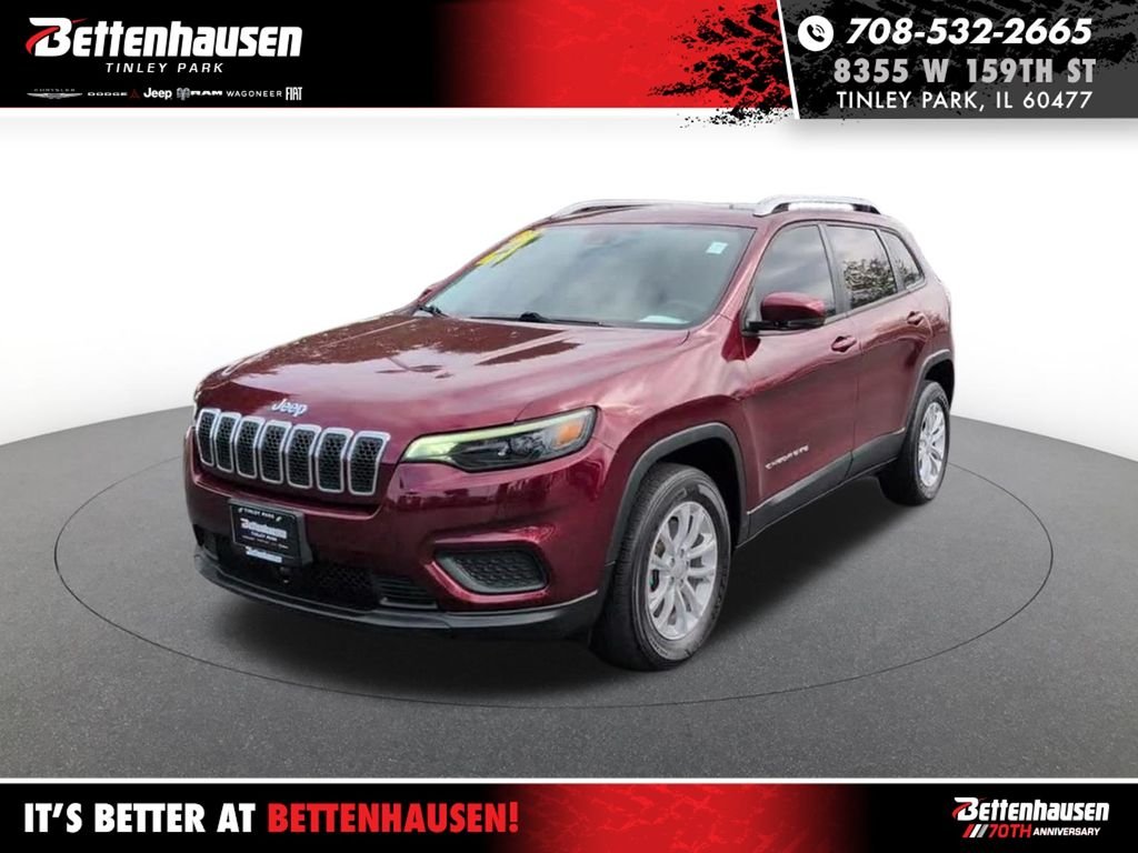 Certified Used 2021 Velvet Jeep Latitude image 1