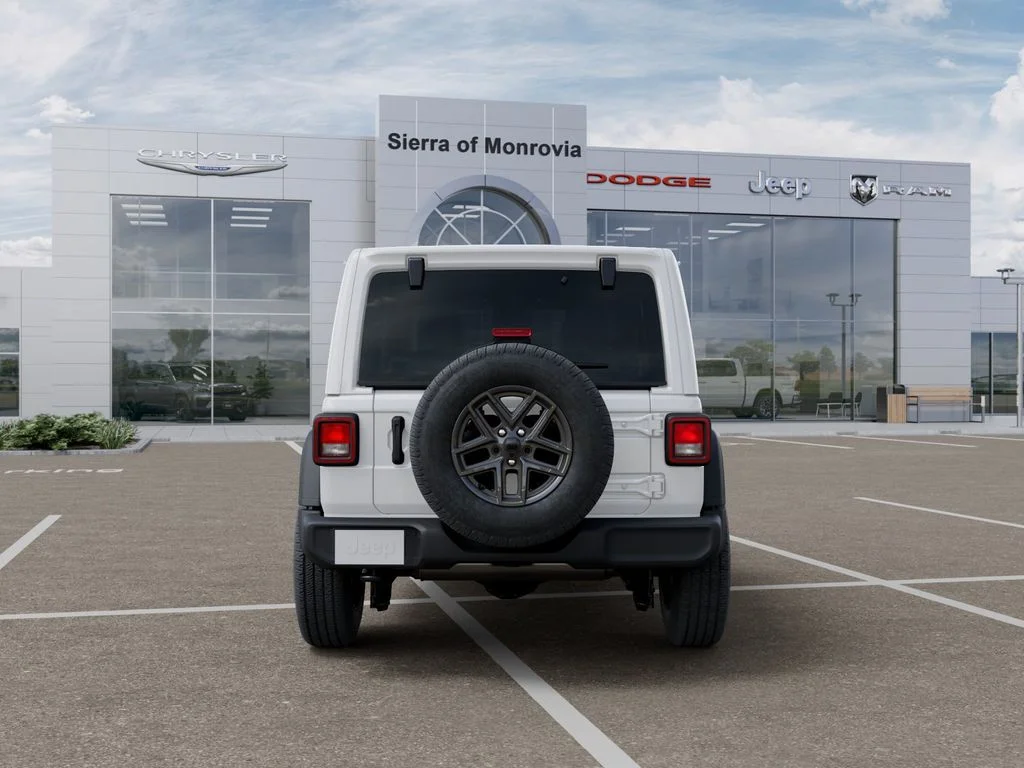 New 2026 Bright White Clear-Coat Exterior Paint Jeep Sport S image 7