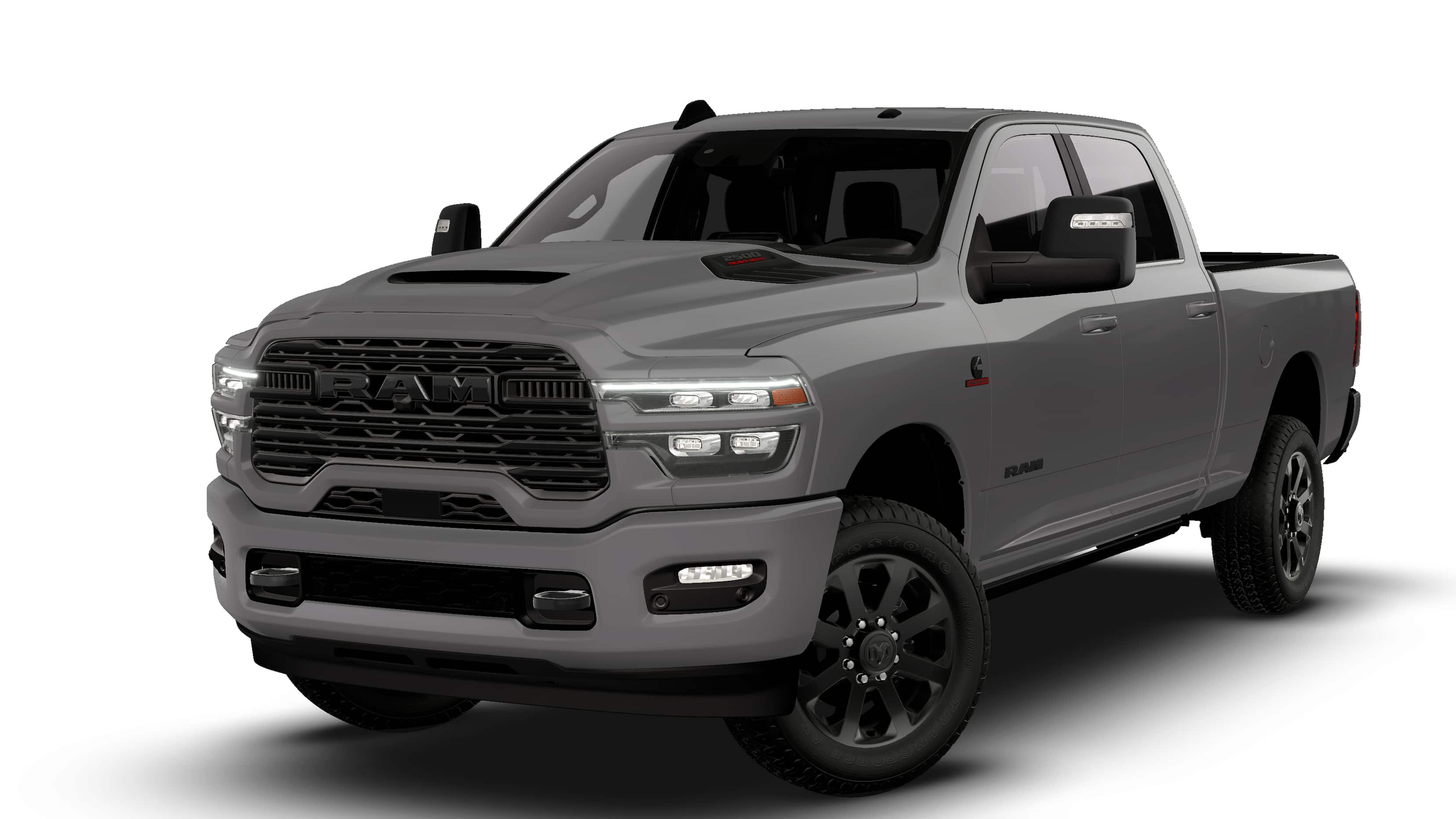 New 2027 Ceramic Gray Clear-Coat Exterior Paint Ram Laramie image 1