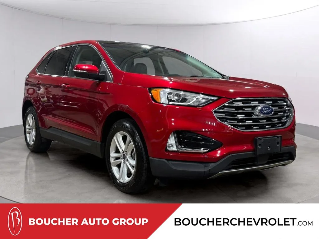 Used 2020 Rapid Red Metallic Tinted Clearcoat Ford SEL image 1