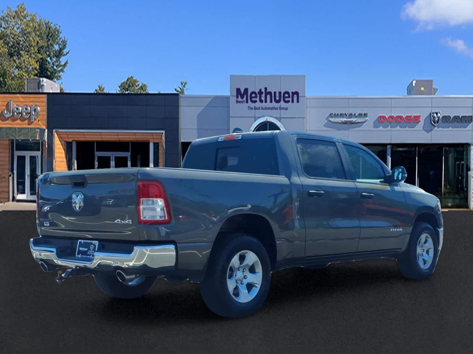 Used 2023 Granite Crystal Metallic Clearcoat Ram Big Horn image 3